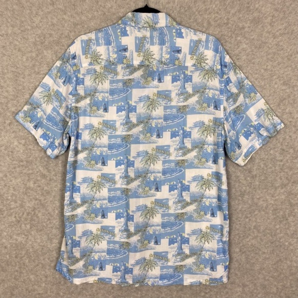 AllSaints Shirt Mens L Sayonara Short Sleeve Camp All Over Print - Picture 5 of 11